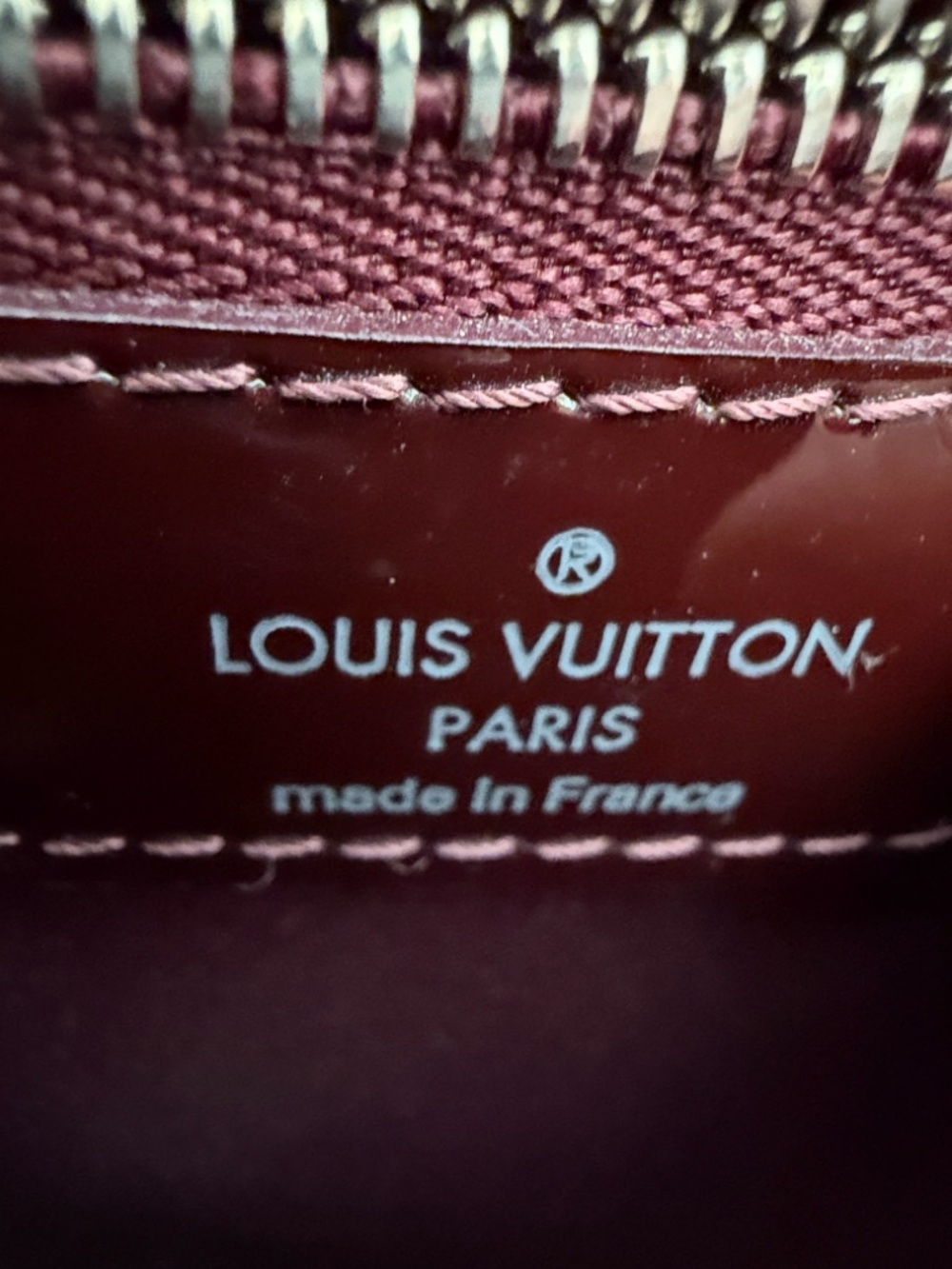 Louis Vuitton Patent Leather Satchel in Deep Wine - Picture 2 of 9